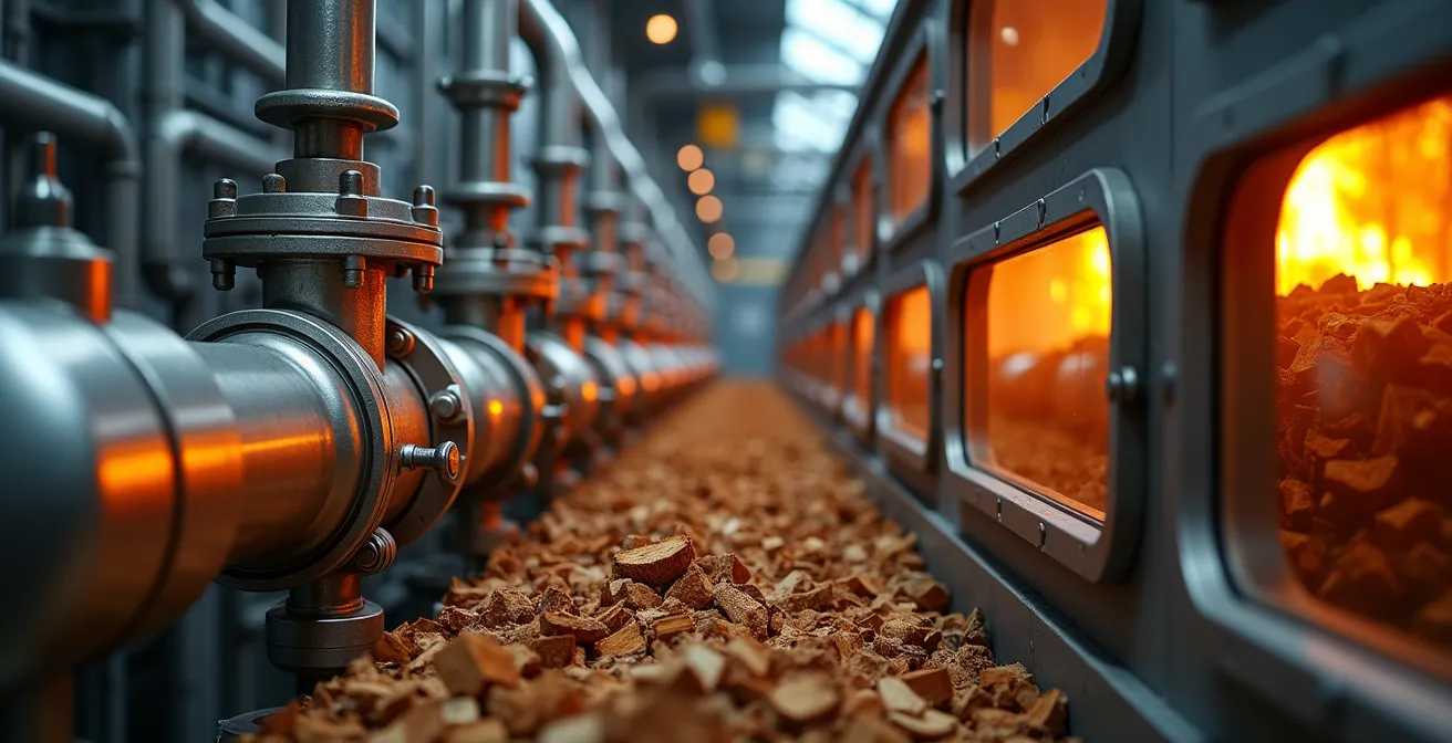 Installation de chaudière à biomasse dans un contexte industriel québécois