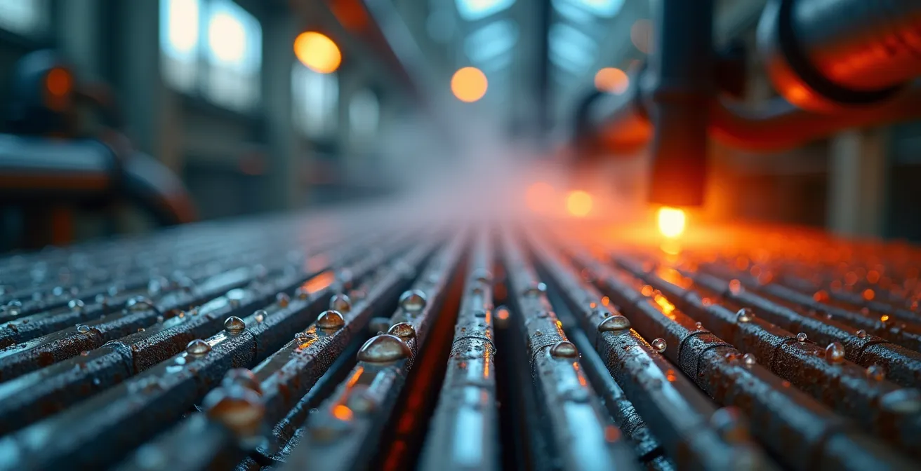 Système d'échangeur thermique industriel récupérant la chaleur des fours dans une usine québécoise