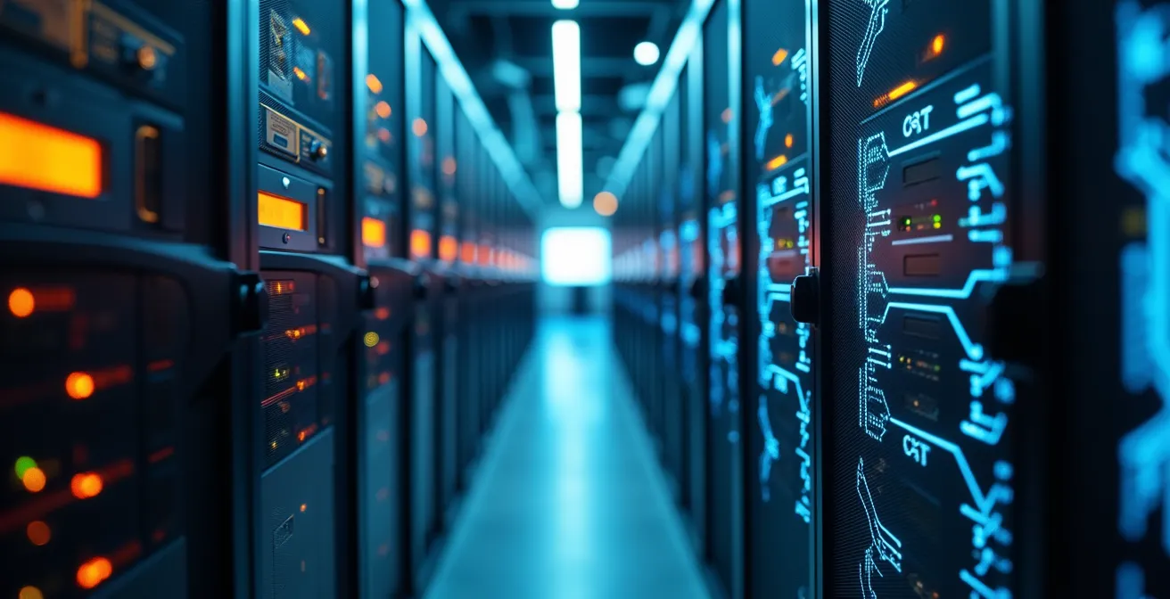 Représentation visuelle de la segmentation entre réseaux OT et IT dans un environnement industriel