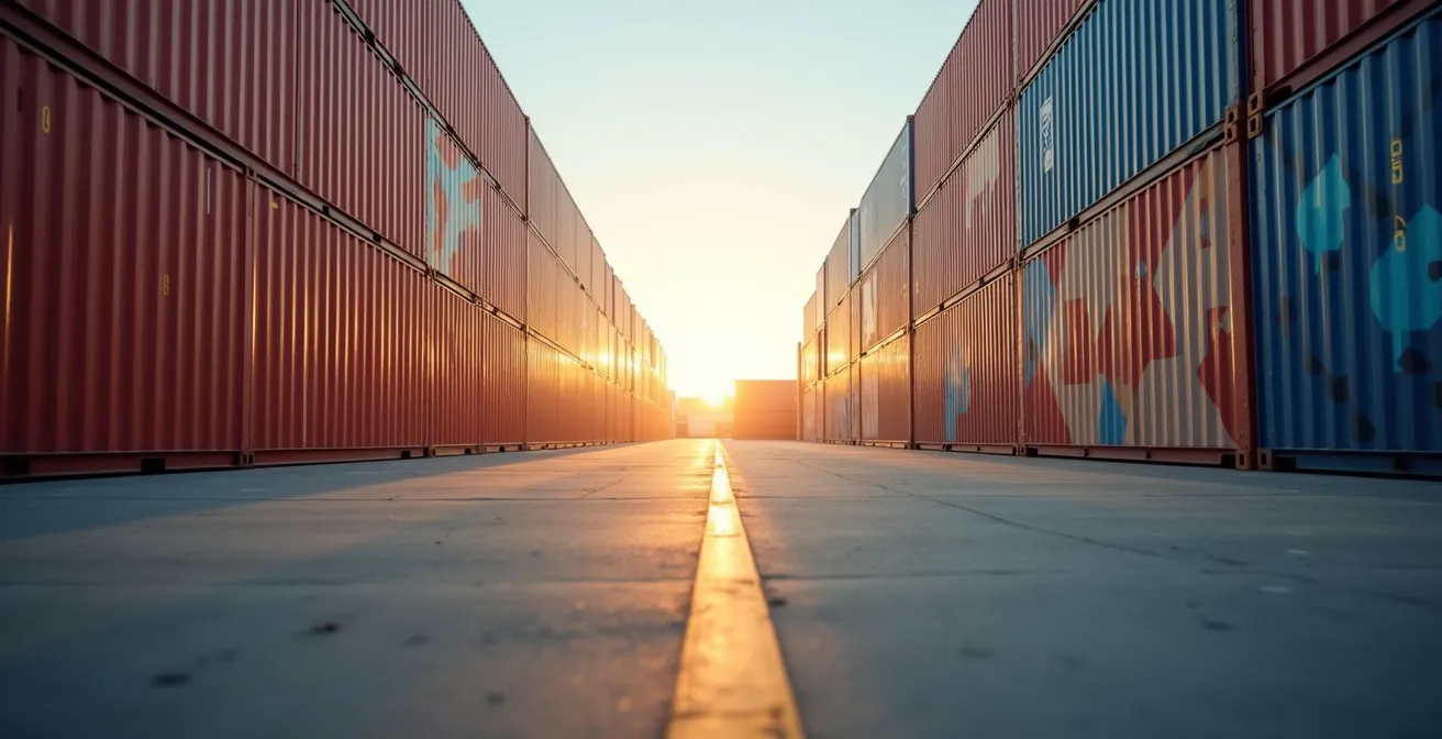 Diagramme visuel montrant le transfert de responsabilité dans le transport international selon les Incoterms